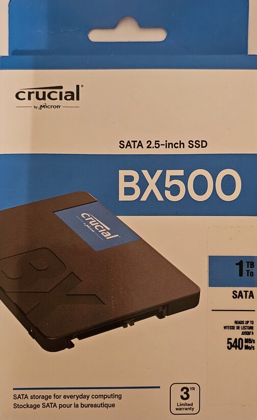 SSD Crucial BX500 1TB 2.5''